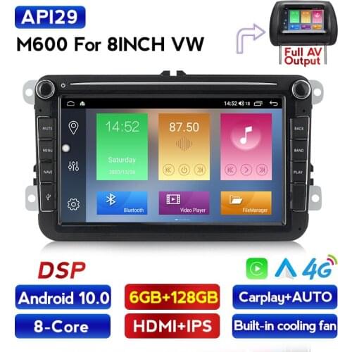 MEKEDE DSP Android 10.0 Car Radio GPS Car Multimedia Player Autoradio For VW/Volkswagen/Golf/Passat/SEAT/Skoda/Polo car Stereo