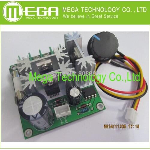 DC 6V-90V 15A DC Motor Speed Controller Stepless Speed Regulation Pulse Width PWM DC 12V 24V 36V 48V 1000W Automation Kits