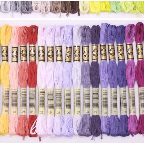 100% cotton DMC/CXC 5 pieces cross stitch threads / cross stitch embroidery thread Customer choose styles threads colors 2