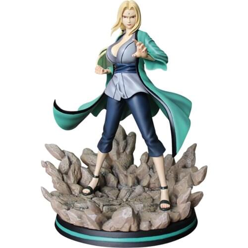 Naruto Action Figure Toys Tsunade Fifth Generation 28cm Pvc Model Movable KO Figma Anime Archetype Movie Collectible Gift Doll