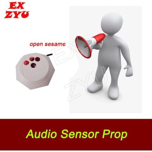 EXZYU Audio Sensor Prop real life escape room just say open sesame to unlock the chamber room