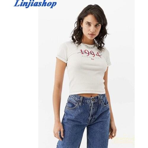 Fashion T-shirts girl high quality soft cotton fabric summer women elastic white tees streetwear easy fit femme vestidos