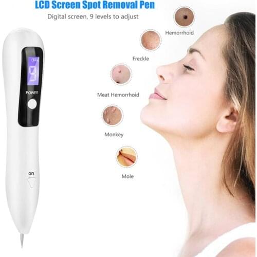 Hot sale Laser Plasma Pen Freckle Remover Machine LCD Mole Removal Dark Spotr Skin Wart Tag Remaval Tool Beauty Salon