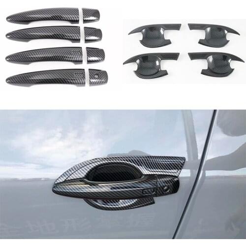 ABS Chrome Car Door Handle Cover Door Bowl Protection Covers Sticker Car Accessories For Nissan Rogue X-Trail T33 2021 2022