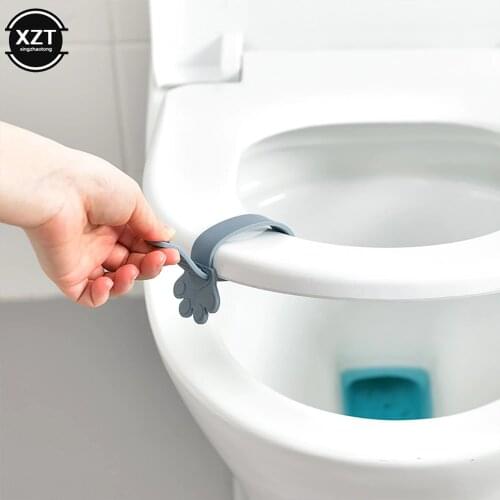 Toilet Seat Cover Sticking Lifter Household Toilet Flip Lid Handle Anti-dirty Hand Toilet Lid Handle Accessories Bathroom Supply