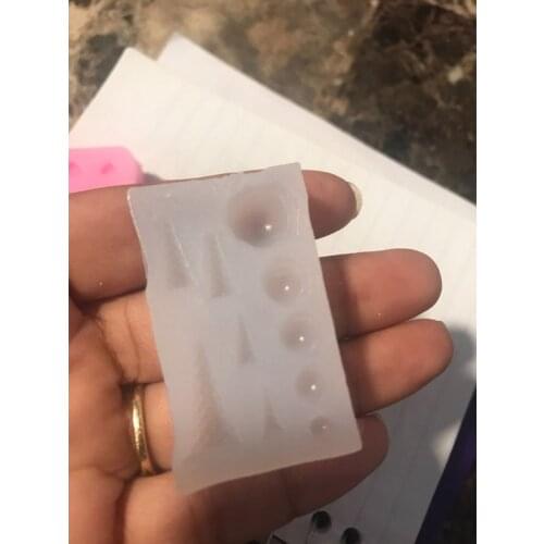 Mini Fondant Silicone Mold DIY Hand Craft Ornaments Earrings Decoration Tools Epoxy Resin Jewelry Molds