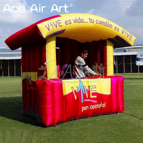 MINI inflatable candy floss booth,Inflatable party tent concession vendorspace for party events