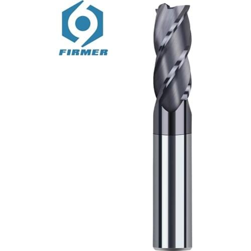 Flat cutting tools CNC 4 Flutes End Mill Carbide Milling Cutter Metal Hard CNC machining milling cutter tungsten carbide