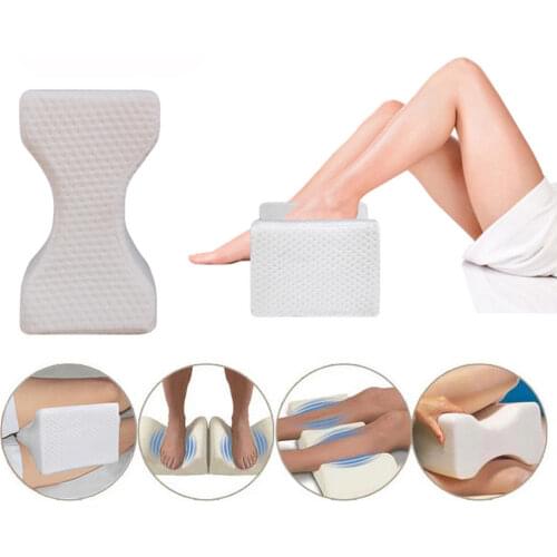 Memory Foam Knee Leg Pillow Bed Knee Support Pain Relief Cushion Wedge Pressure Relief Sleep Support Aids
