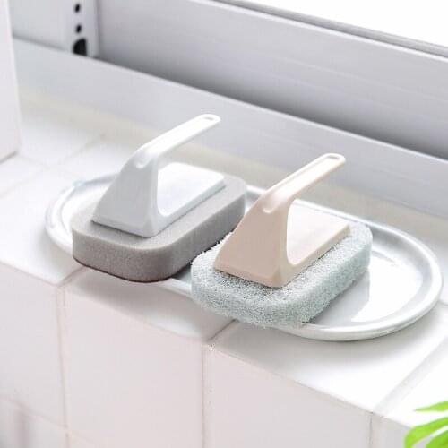 Useful Kitchen Small Items Emery And Pad Brush For Pot Pan Washing Multifunctional Tools Stain Remover Dishwashing Accessories