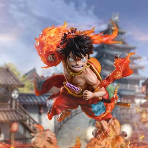 Spot [Yihong] FIVE Studio Fire Fist Luffyy WCF Scale GK Limited Edition Resin Figure Model