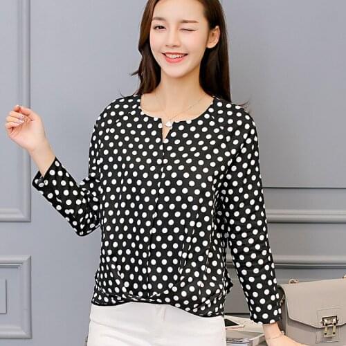 QXSLZQ Polka Dot Blouses