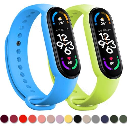 Strap For Xiaomi Mi Band 6 5 4 3 Bracelet Sport bend 5 smart Watch band for mi Band 4 Strap for xiaomi Mi Band 3 strap Accessory