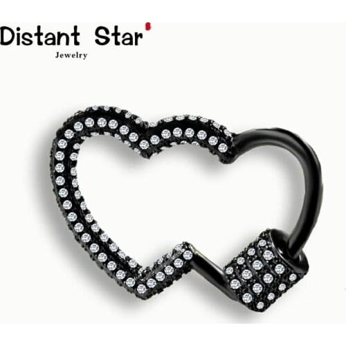 Heart Spiral Clasps Pendants Screw Lock Clasps for DIY Luxury Jewelry Woman Necklace Bracelet Making Accessories gifts