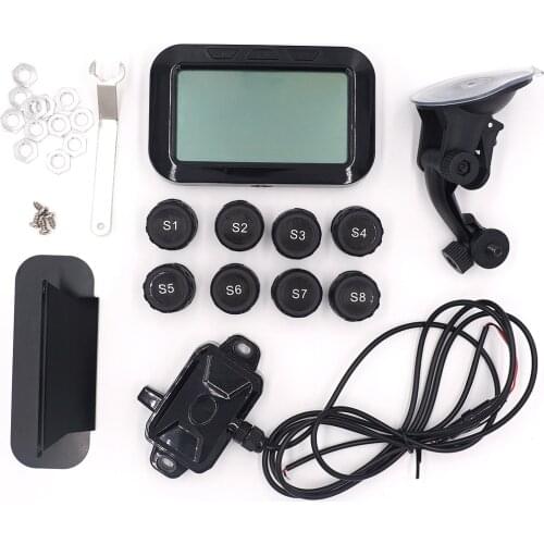 Tire Pressure Monitoring System Car TPMS for Truck Trailer,RV,Bus,Miniature passenger car Monitors up to 22 tires in real time