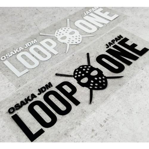 Reflective Osaka JDM Japan Vinyl Stickers Loop One Mask Racing Decal Car styling Motorcycle Car Decals