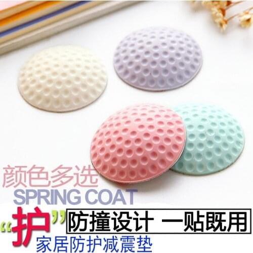 Thickening Mute Door Stick Colorful Rubber Handle Bumper Buffer Guard Stoppers Silencer Crash Pad Doorknob Lock