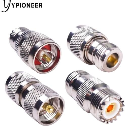 YPioneer C20058-61 1 Pack UHF SO239 PL259 Male Female To N Type Male Female Connector RF Coaxial Coax Adapter