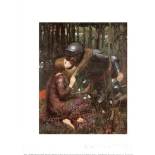 La Belle Dame Sans Merci by John William Waterhouse famous Portrait art home decor High quality Handmade