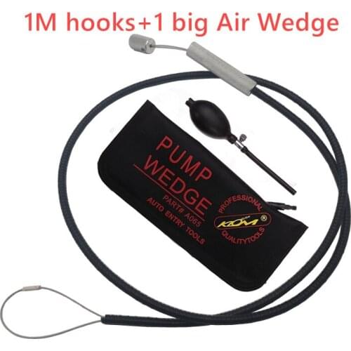 1M car door opener locksmith tool air wedge unlock leather cover car tools