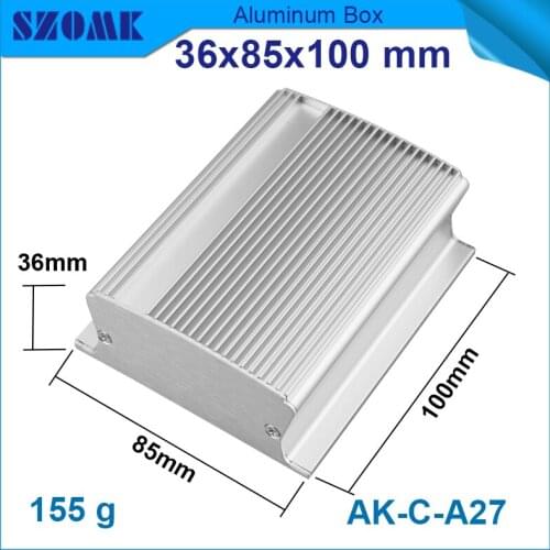 10 pcs/lot shenzhen China aluminum enclosure supply for Instrument case housing 36(H)x85(W)x100(L) mm