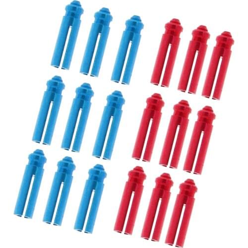 18 Pieces Anodized Aluminum Dart Flight Savers Protectors Darts Accessories for Steel Soft Tip