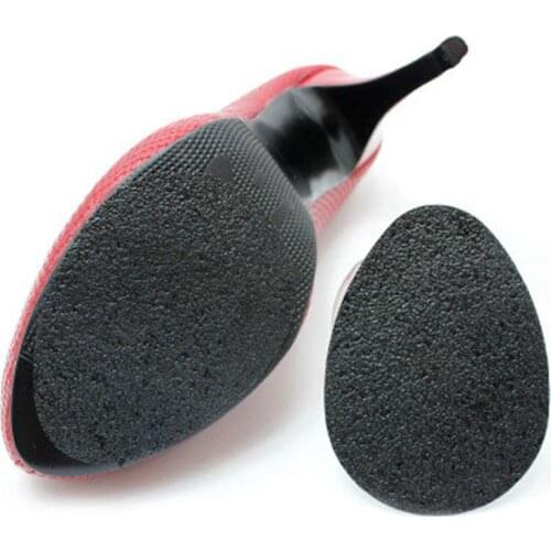 2 Pcs/Set Self-Adhesive Shoes Heel Sole Protector Rubber Pads Durable Wear-resistant Cushion 9CM x 6.5CM