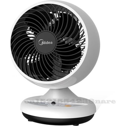 220V/45W Electric Fan Household Remote Control Small Fan 3-speed Adjustment Turbine Convection Desktop Air Circulator