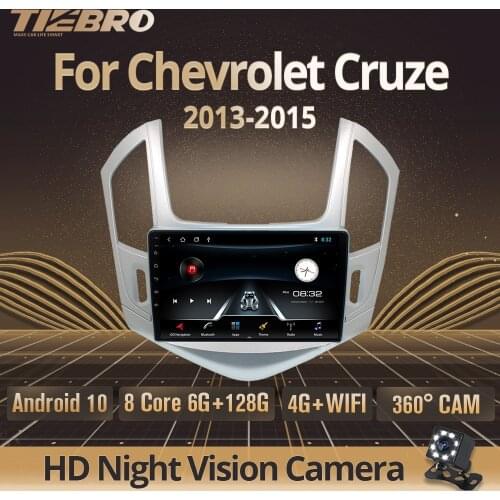 TIEBRO Car Radio For Chevrolet Cruze J300 J308 2012-2015 2Din Android 9.0 Car Multimedia Player Navigation No 2din Dvd Player