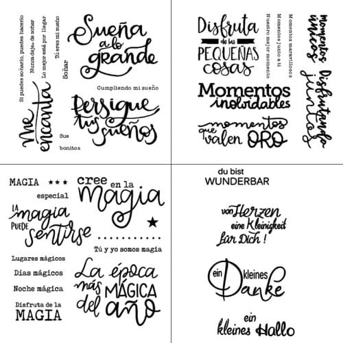 AZSG happy Birthday Clear Stamps For DIY Scrapbooking/Card Making/Album Decorative Rubber Stamp Crafts