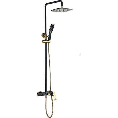 BRONZE DE LUXE Black Shower Systems