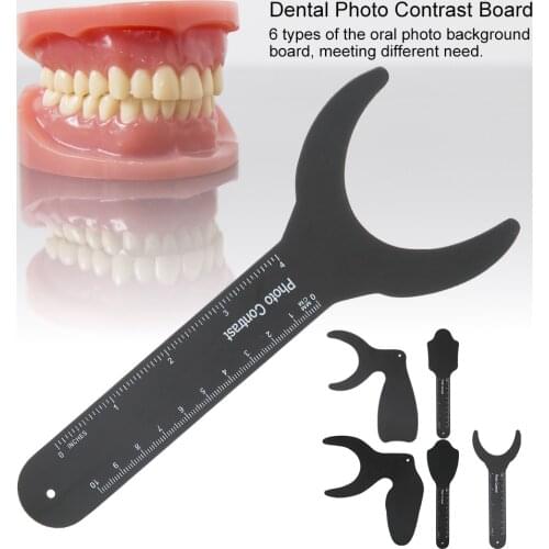 Black Background Dental Photo Teeth Whitening Contrast Board for Tooth Photography