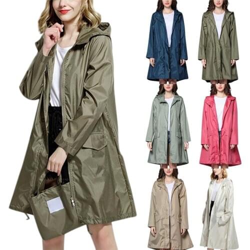 Faroonee Women's Raincoats With A Hood