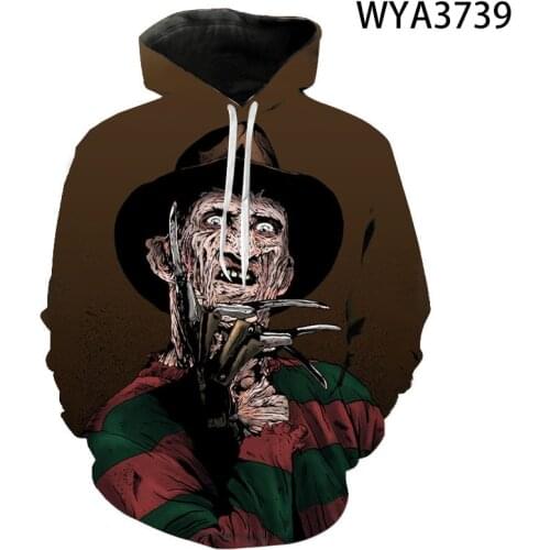 Freddy Krueger Jason And Michael Myers Halloween 3D Men Women Children Hoodies Horror Sweatshirts Tops Cool Pullover Clothes