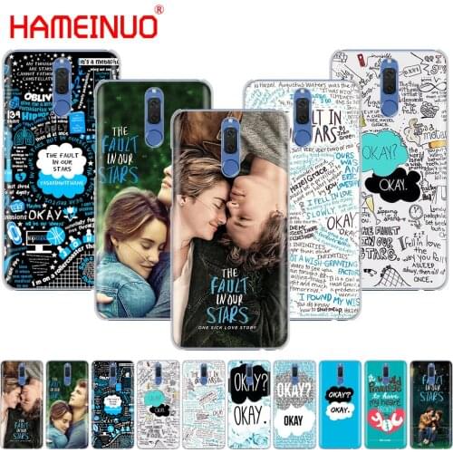 HAMEINUO The Fault In Our Stars OKAY Cover phone Case for Huawei NOVA 2 2S 3e PLUS LITE p smart 2018 enjoy 7s mate 7 8 9 10 pro