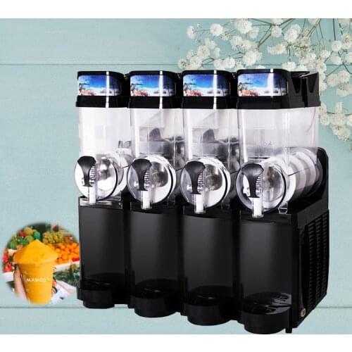 Commercial Four Cylinder Snowflake Snow Melting Machine Snow Melting Snow Mud Machine Smoothie Cold Drink Machine