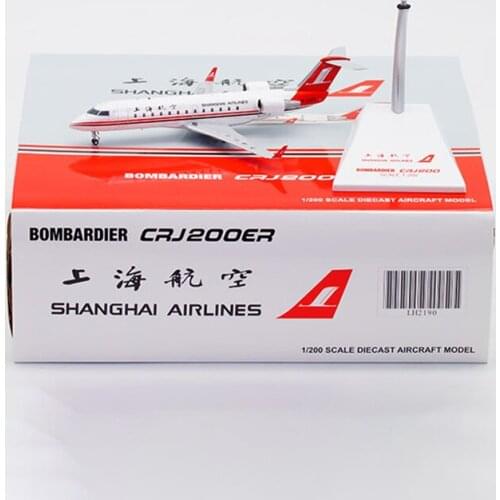 Diecast Alloy Airplane 1:200 Bombardier Airlines CRJ-200ER B-3020 Aircraft Plane Model with Base Landing Gear F Collection Toy