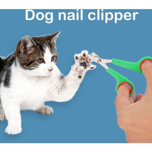 Pet Cats Dog Toe Claw Scissors Clippers Stainless Steel Grooming Nail Clippers Scissors Dog Nail Trimmer Cut Nail Tools