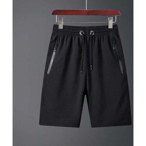 Solid Mens Shorts Drawstring Short Pants Waterproof Beach Shorts Male Running Swi-mming Casual Summer Mens Shorts Clothing