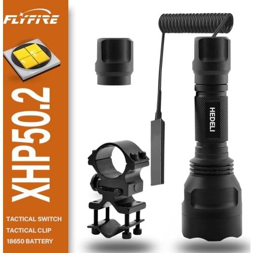 1 mode hunting tactical flashlight powerful led torch xhp50.2 lanterna tatica xml t6 spotlight rechargeable waterproof worklight