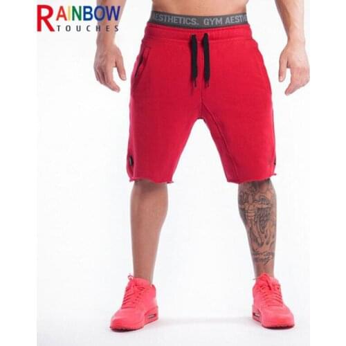 Rainbowtouches Fitness Shorts Mens High Quality Outdoor Sports Running Squat Breathable Leisure Tight Bodybuilding Shorts