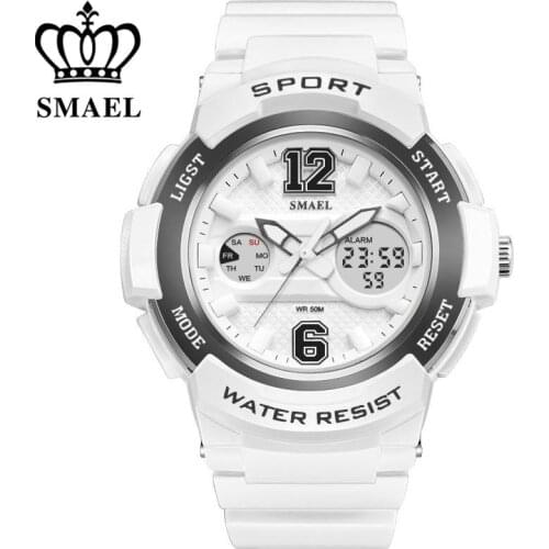 SMAEL Quartz-watch Fashion Men Casual Watches Quartz Watch Women Waterproof Jelly Female Clock Hours Ladies Women Watches