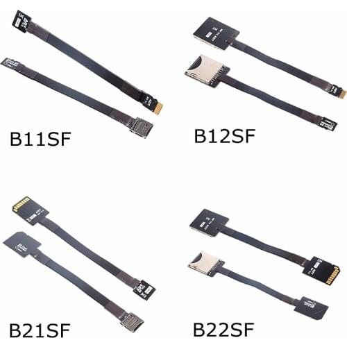 SDHC SDXC UHS-I Flexible SD Card TF Micro SD Zip Extension Cable Memory Reader Card UHS-I Micro SD To SD Card Adapter High Speed