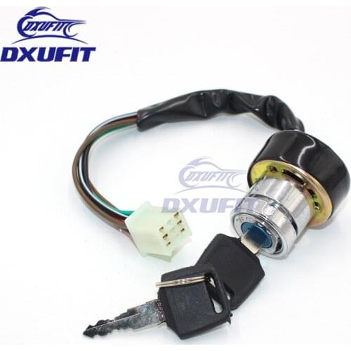 DXUFIT 3 Gears 6 Wires Universal Motorcycle Ignition Switch Key for ATV 50cc-250cc Quad kart Dirt Bike Parts 3D6XDMS001-6