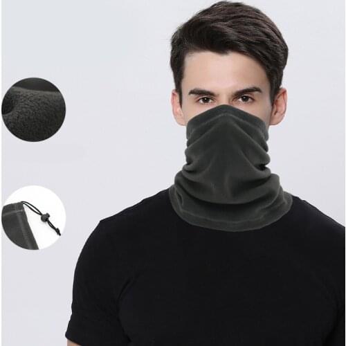 Winter Multi-Function Collar Men Women Headscarves Warm Fleece Face Mask Neck Warmer Cycling Outdoor Sports Thermal Half Mask