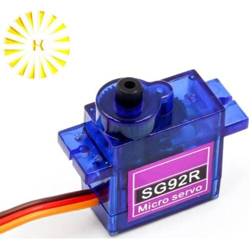 1 Piece SG92R Micro 9g Servo Nylon Carbon fiber Gears Replace SG90 For RC Model Aeromodelling Helicopter Parts Connector