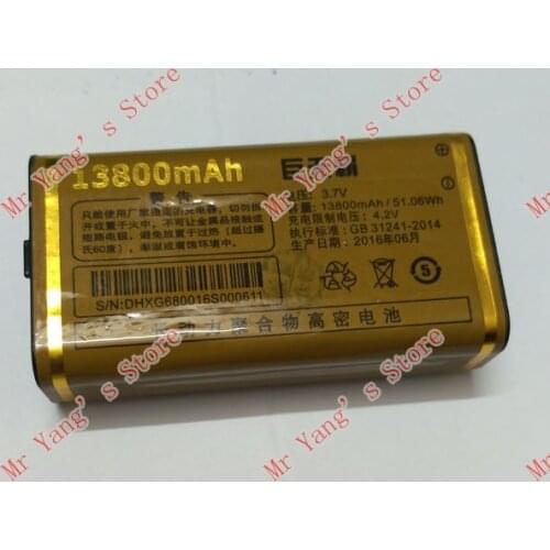 13800mAh 3.7V Battery For TKEXUN G6800 Mobile Phone Batterie Bateria Replace Parts