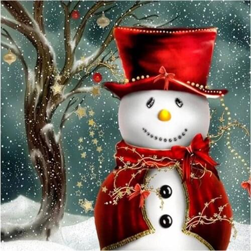 5D DIY Snowman Diamond Painting Christmas cartoon Full Drill nouveaute Mosaic Embroidery Cross Stitch home decor gift