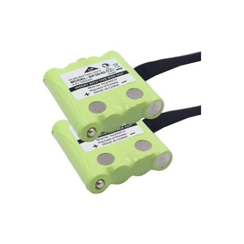 2pcs/lot 4.8V 700MAH NI-MH rechargeable Battery Pack For Uniden BP-38 BP-40 BT-1013 BT-537 GMR FRS 2Way Radio batteries batteria