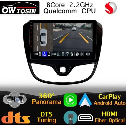 10.1" IPS Qualcomm CPU Android Car Radio GPS For Opel Karl Vinfas 2015-2020 360 Panoramic CarPlay Stereo Head Unit 4G LTE HDMI